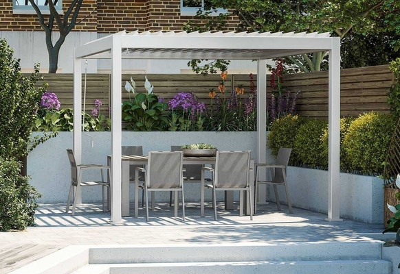 Крыша навес для террасы 300x300 см цвет белый Крыша навес для террасы 300x300 см цвет белый