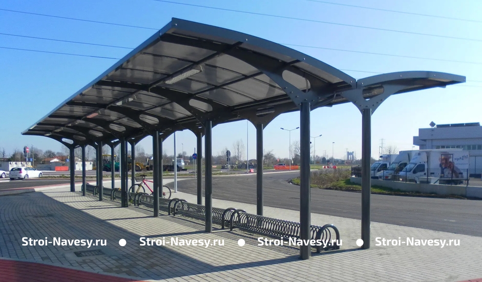 Навес для велосипедов купить 3,24 м