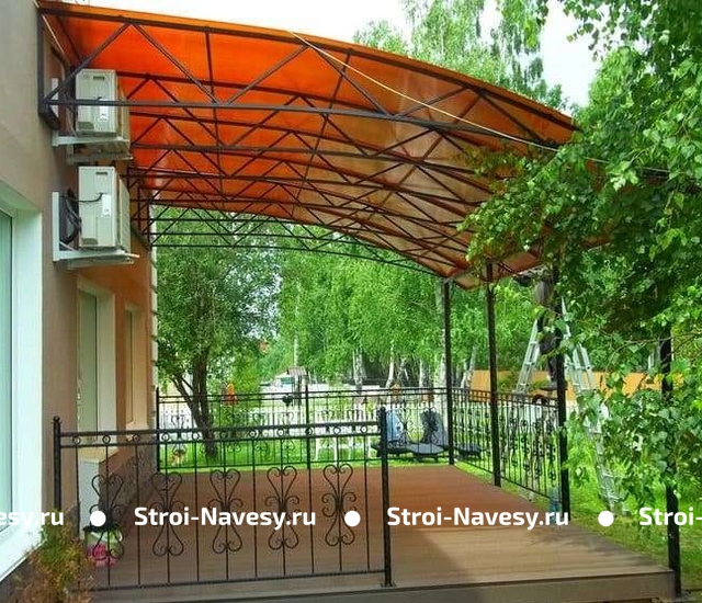 Навес для террасы купить прозрачный