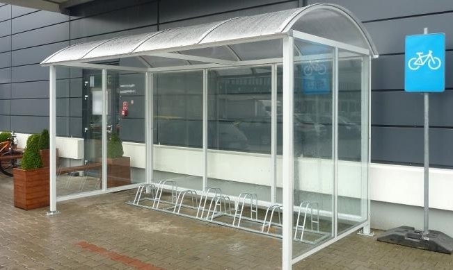 Навес для велосипедов на даче